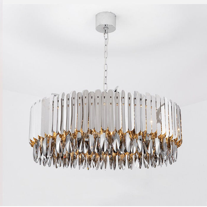 Legance Collection Stainless Steel Chandelier, Chrome.