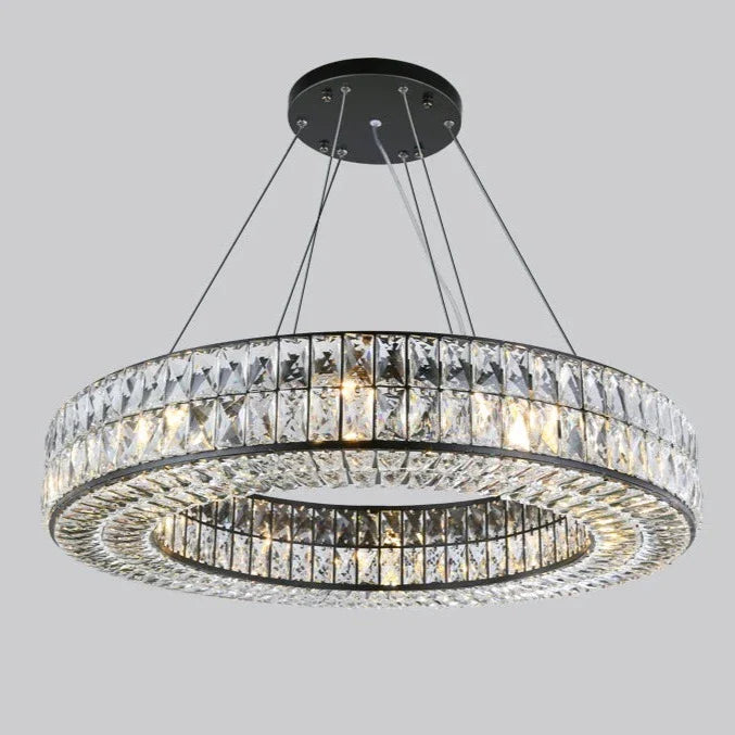 Bacci Crystal Modern Chandelier.