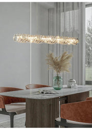 60" Bacci Modern Crystal Dining Room Chandelier-DWHOME