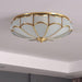 Scalloped Flush Ceiling Light - DWHOME