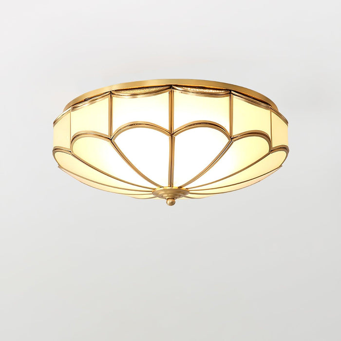 Scalloped Flush Ceiling Light - DWHOME