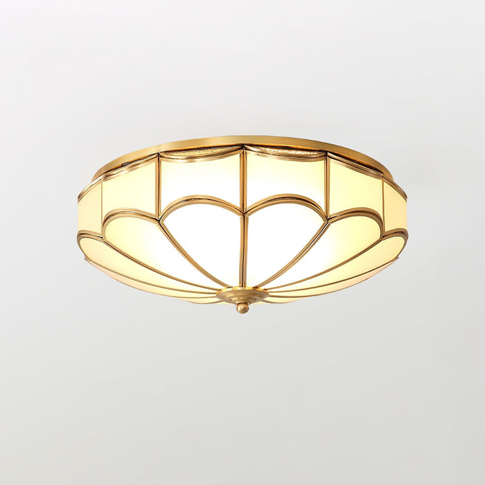 Scalloped Flush Ceiling Light - DWHOME