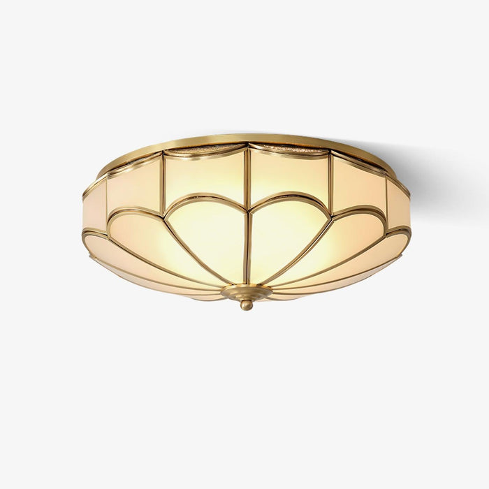 Scalloped Flush Ceiling Light - DWHOME