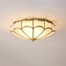 Scalloped Flush Ceiling Light - DWHOME