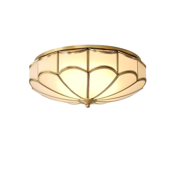 Scalloped Flush Ceiling Light - DWHOME