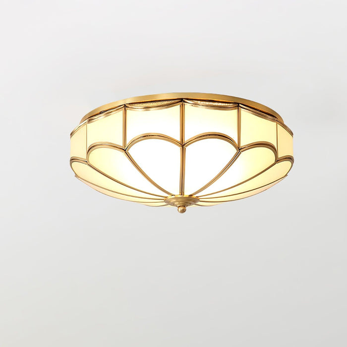 Scalloped Flush Ceiling Light - DWHOME