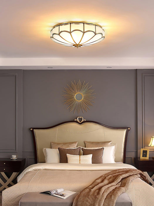 Scalloped Flush Ceiling Light - DWHOME