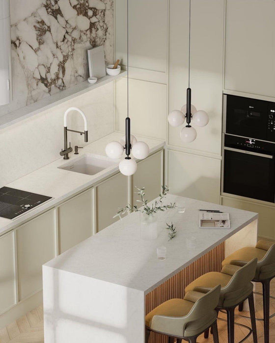 Scandiluxe Brass Pendant Swag Light-DWHOME