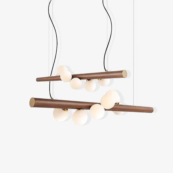 Scandinavian Wooden Pendant Lamp.