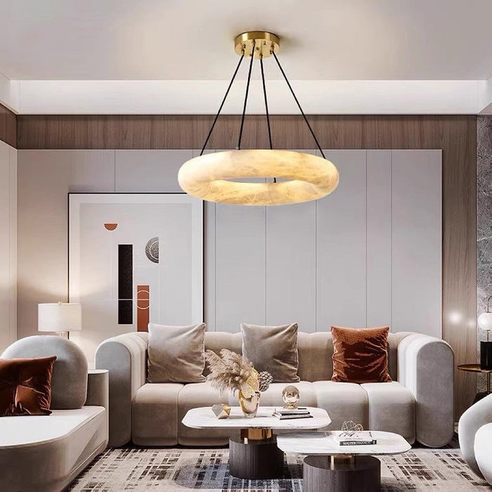 Scarlett Alabaster Chandelier-DWHOME