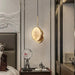 Modern Marble & Brass Light Fixture-DWHOME