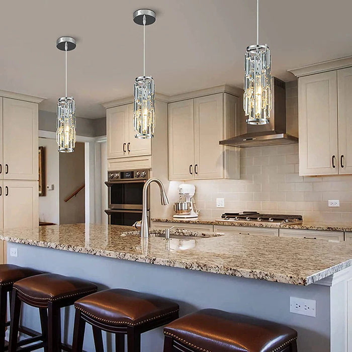 Crystal Pendant Light For Kitchen Island.