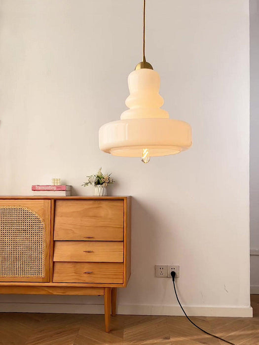 Schoolhouse Glass Pendant Light.