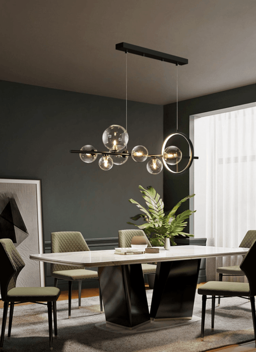 Soho modern luxury linear pendant light chandelier-DWHOME