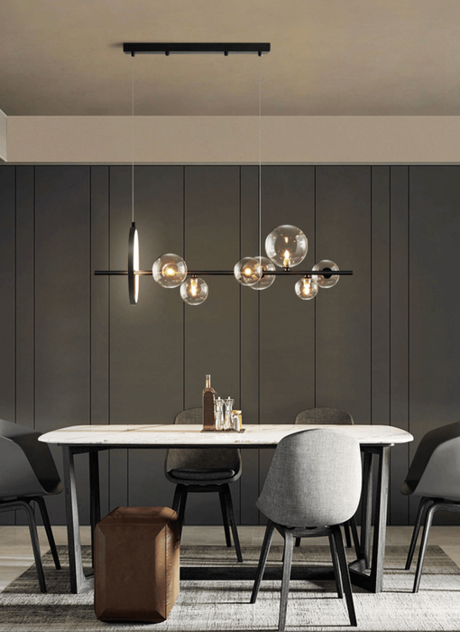 Soho modern luxury linear pendant light chandelier-DWHOME