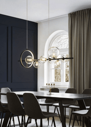 Soho modern luxury linear pendant light chandelier-DWHOME