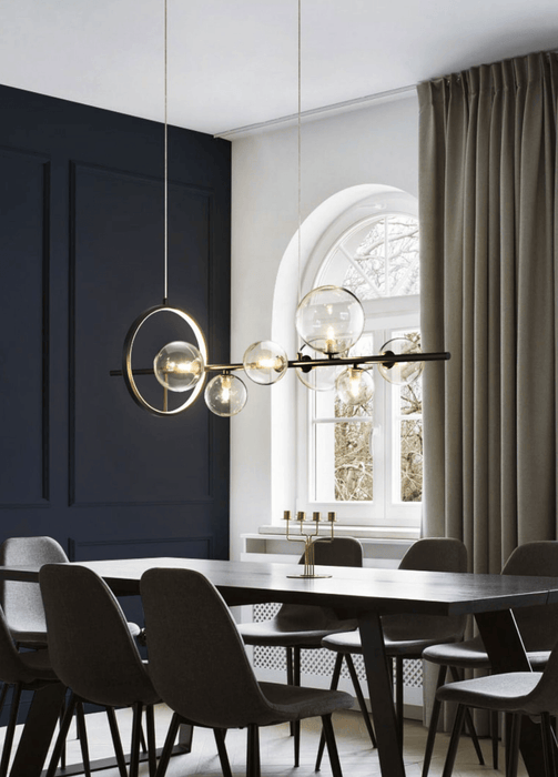 Soho modern luxury linear pendant light chandelier-DWHOME