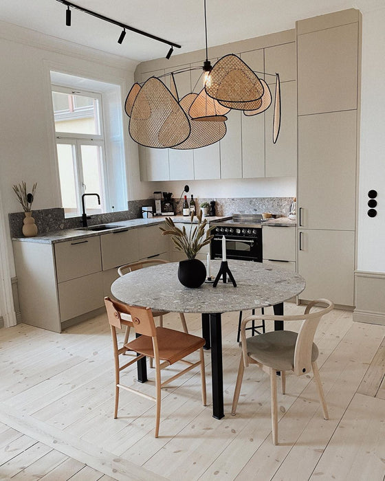 Screen Cannage Pendant Swag Light-DWHOME