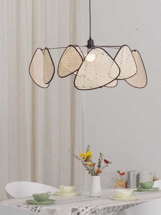 Screen Cannage Pendant Swag Light-DWHOME