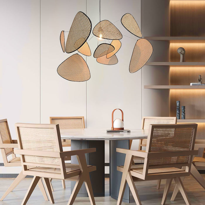 Screen Cannage Pendant Swag Light-DWHOME