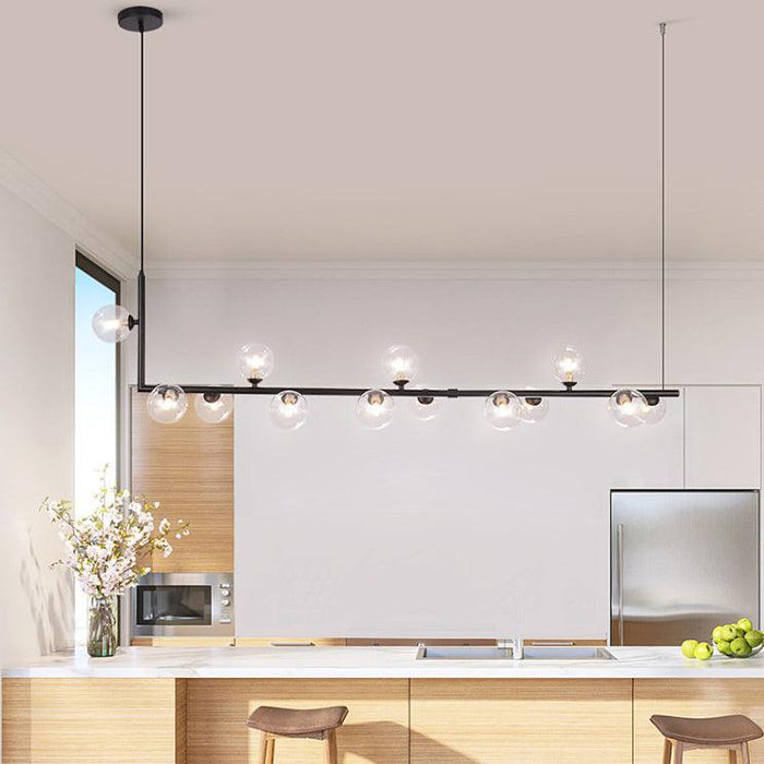 Luz Minimalist Line Kitchen Island Pendant Light.