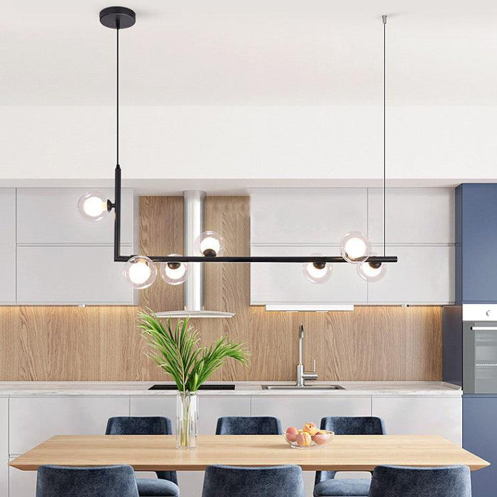 Luz Minimalist Line Kitchen Island Pendant Light.