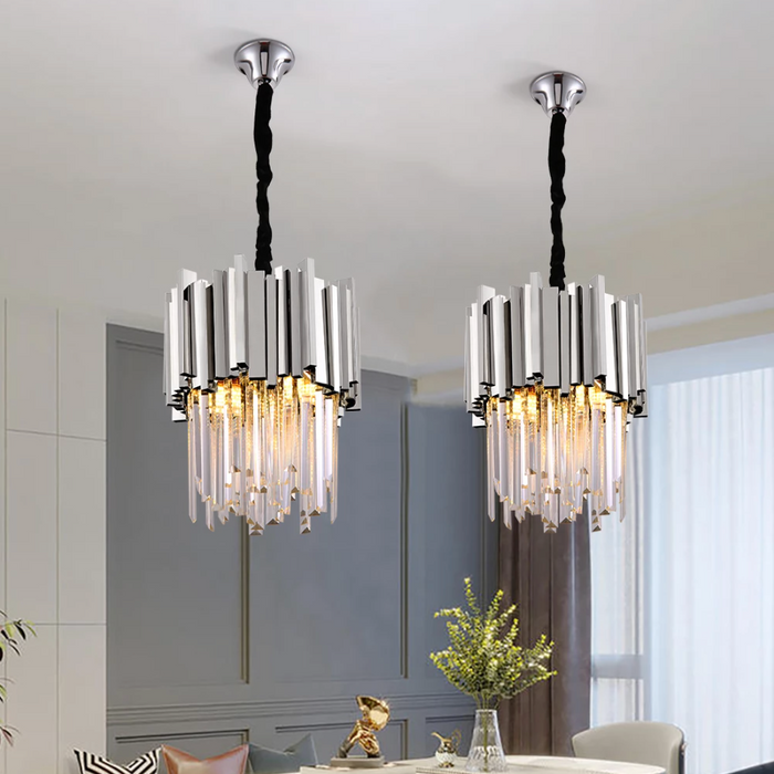 Gio Crystal Pendant Light Fixture.