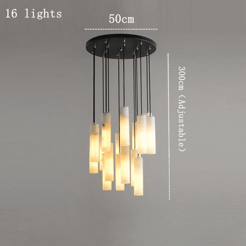 "16-Suspension Luminaire en Marbre-DWHOME"