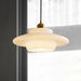 Miller Art Deco Milk Glass Pendant Light.