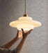 Miller Art Deco Milk Glass Pendant Light.