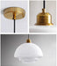 Miller Art Deco Milk Glass Pendant Light.