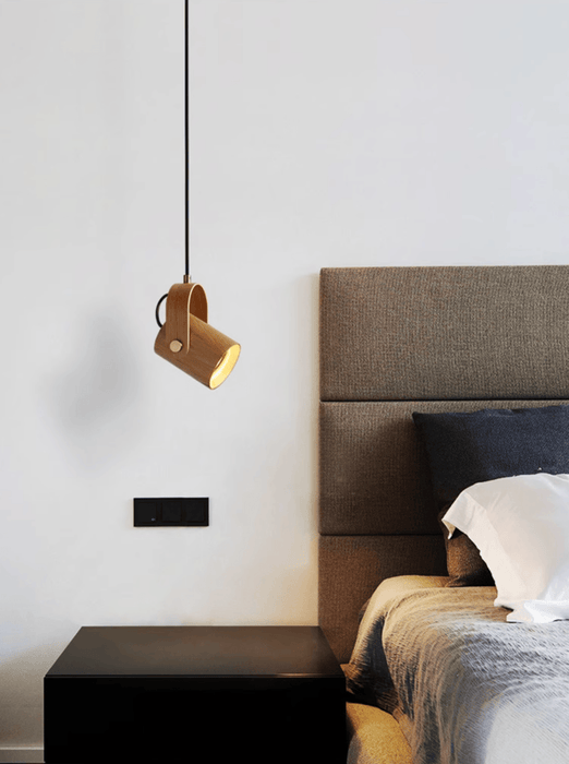 Umea Wooden Spotlight Pendant Light.