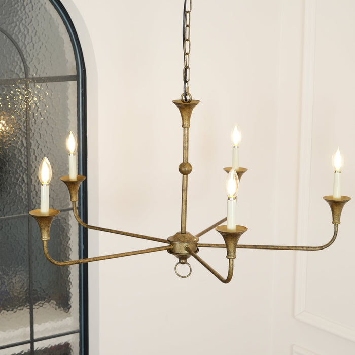 Elara Candle Chandelier-DWHOME