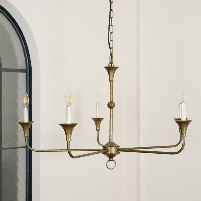 Elara Candle Chandelier-DWHOME