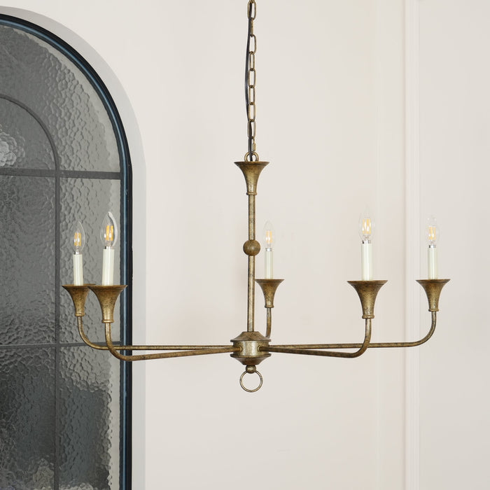 Elara Candle Chandelier-DWHOME