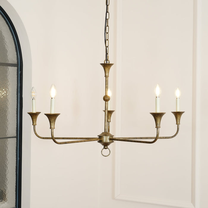 Elara Candle Chandelier-DWHOME
