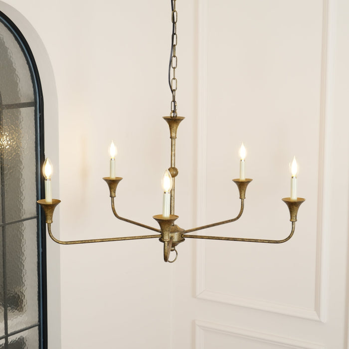 Elara Candle Chandelier-DWHOME