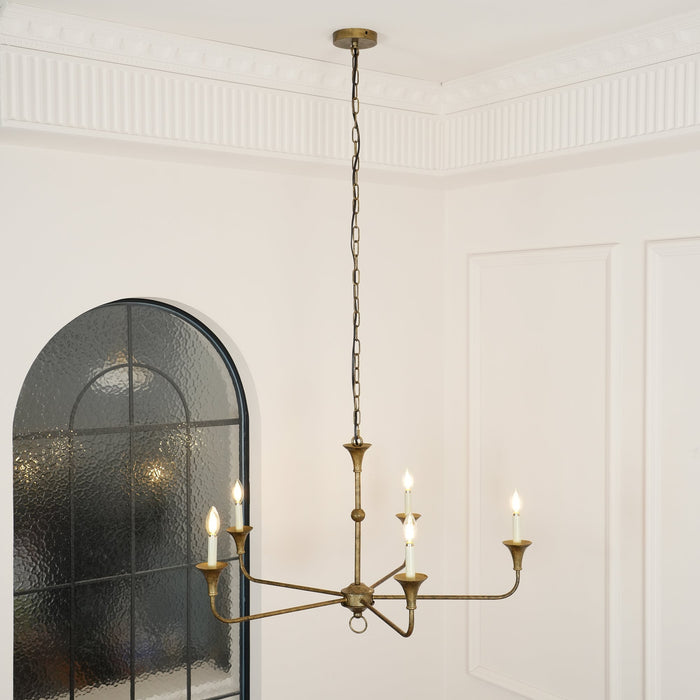 Elara Candle Chandelier-DWHOME