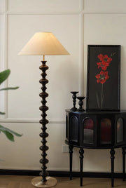 Sculpted Rhythm Wood Floor Lamp-DWHOME