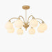 Sculptural Glass Chandelier-DWHOME