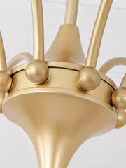 Sculptural Glass Chandelier-DWHOME
