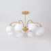 Sculptural Glass Chandelier-DWHOME