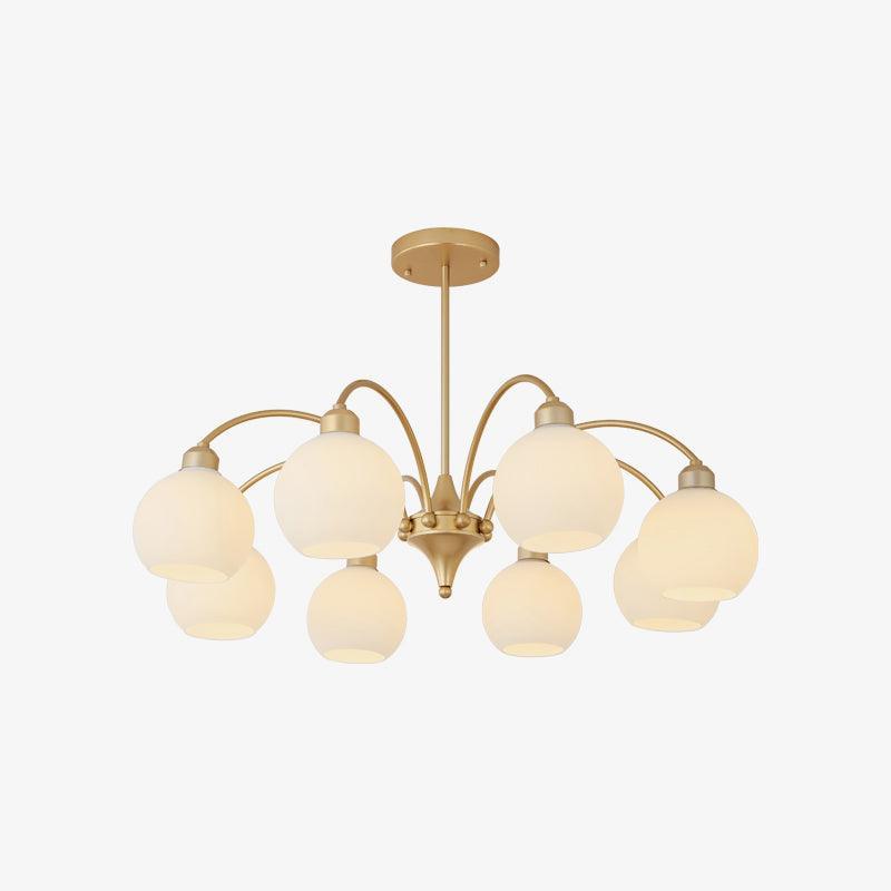 Sculptural Glass Chandelier-DWHOME