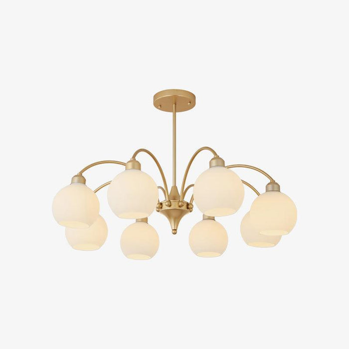 Sculptural Glass Chandelier-DWHOME