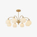 Sculptural Glass Chandelier-DWHOME