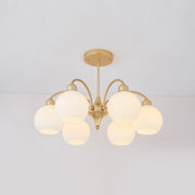 Sculptural Glass Chandelier-DWHOME