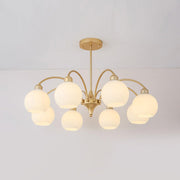 Sculptural Glass Chandelier-DWHOME