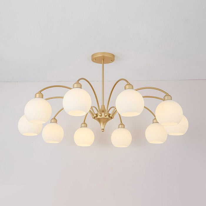 Sculptural Glass Chandelier-DWHOME