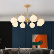 Sculptural Glass Chandelier-DWHOME