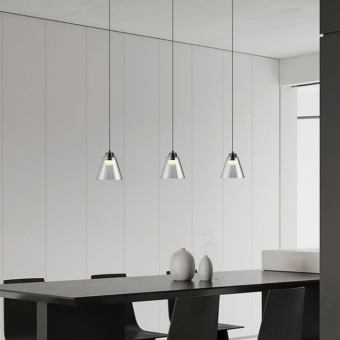 Sculptural Glass Pendant Lamp-DWHOME